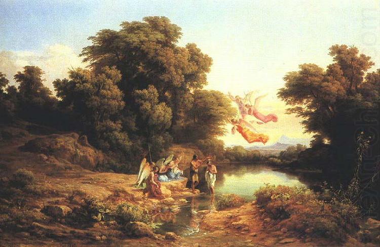 Karoly Marko the Elder The Baptism of Christ in the River Jordan china oil painting image
